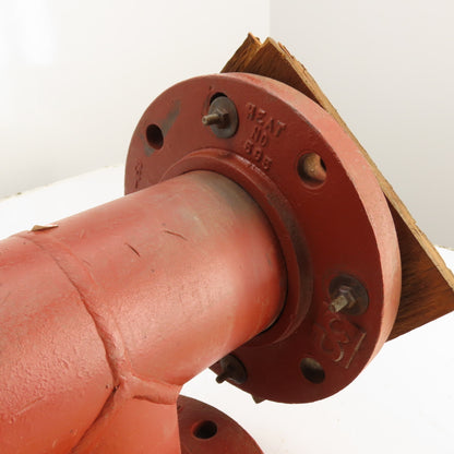 4-150 4" x 4" x 4" 150 LB Flanged Industrial Pipe Tee