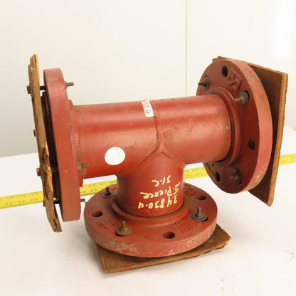 4-150 4" x 4" x 4" 150 LB Flanged Industrial Pipe Tee