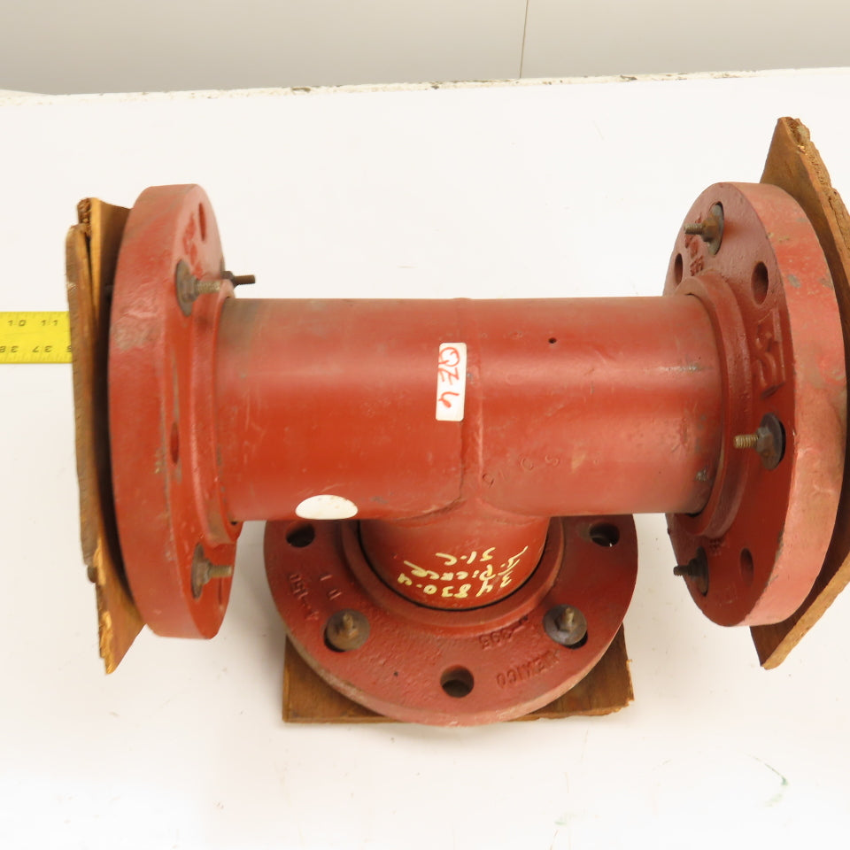 4-150 4" x 4" x 4" 150 LB Flanged Industrial Pipe Tee