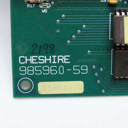 Cheshire 985960-59 Circuit Board Assembly