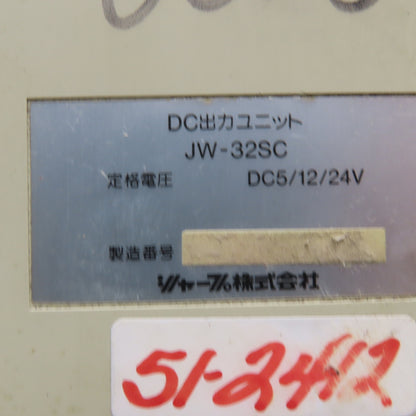Sharp JW-32SC DC Output Unit PLC Module DC5/12/24V
