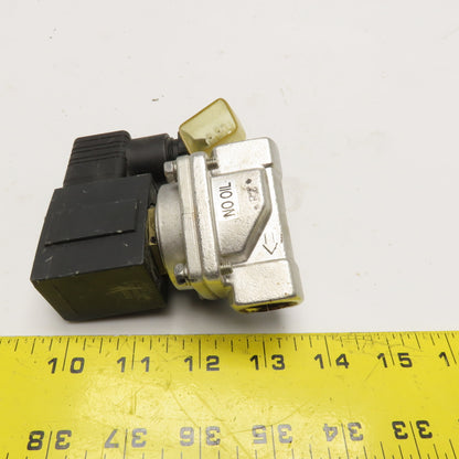 SMC VXZ2240 1/2" NPT Solenoid Valve 15mm Orifice 0.7MPa Stainless Steel