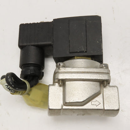 SMC VXZ2240 1/2" NPT Solenoid Valve 15mm Orifice 0.7MPa Stainless Steel