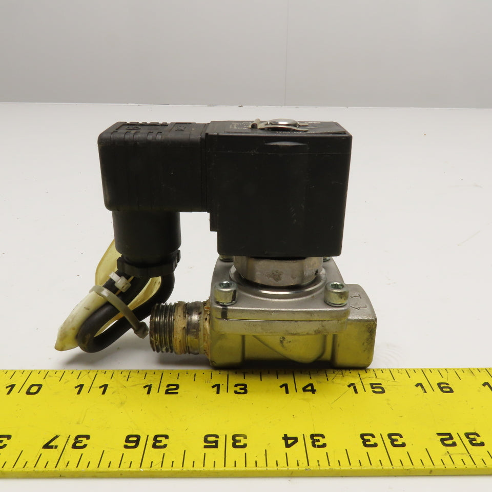SMC VXZ2240L-04-5DZ1 1/2" NPT Solenoid Valve 15mm Orifice 0.7MPa Stainless Steel