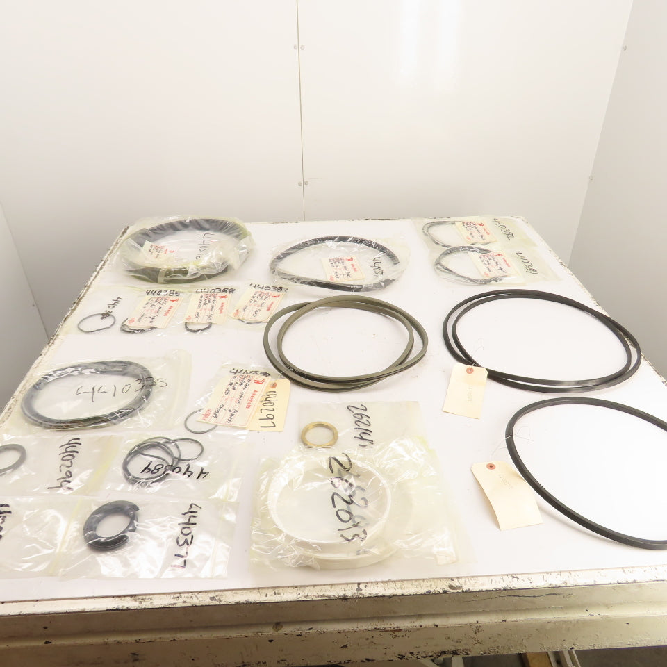 Surftran Extrudehone Machine Hydraulic Seal & Component Huge Lot 22 Pieces