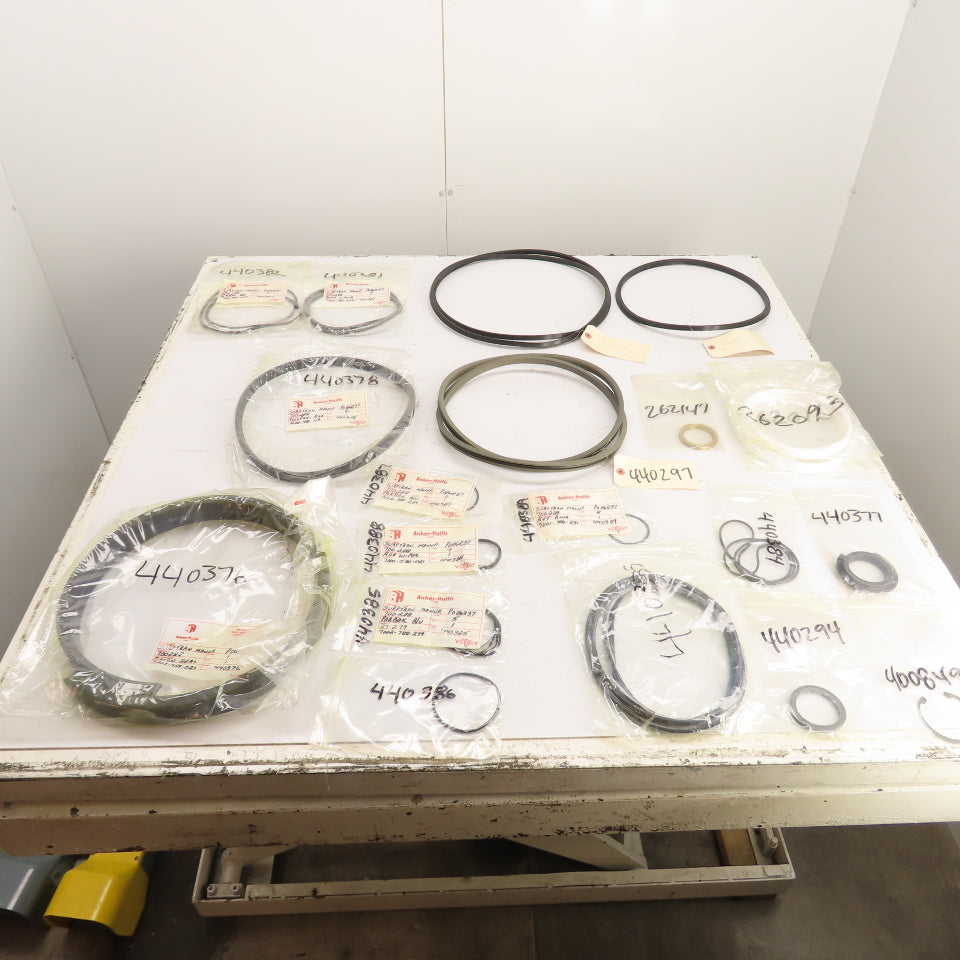 Surftran Extrudehone Machine Hydraulic Seal & Component Huge Lot 22 Pieces
