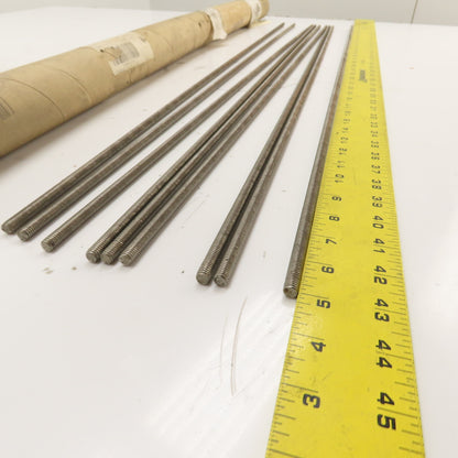 5/16"-18 Stainless Steel Threaded Rod 36" Length (Lot of 9)