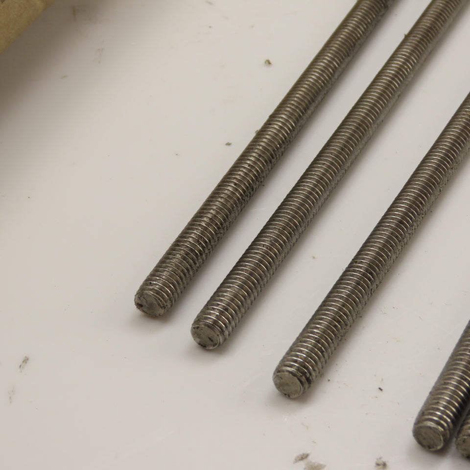 5/16"-18 Stainless Steel Threaded Rod 36" Length (Lot of 9)