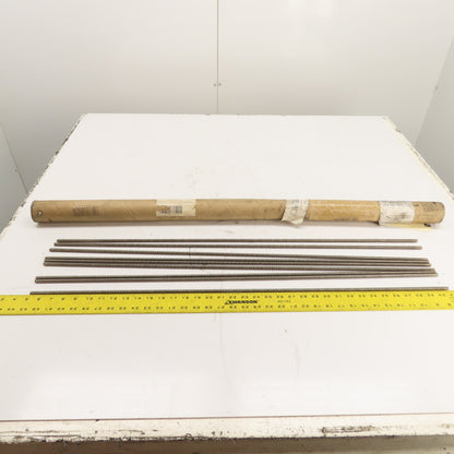5/16"-18 Stainless Steel Threaded Rod 36" Length (Lot of 9)