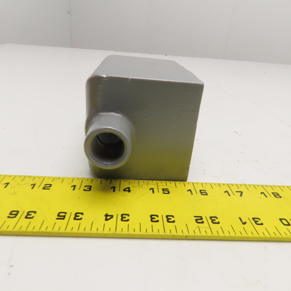 Killark FDC-1 Deep Rigid Conduit Electrolet Outlet Box 1/2" Threaded Hub