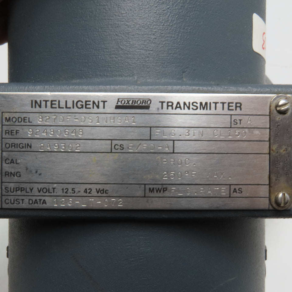 Foxboro 827DF-DS1NHSA1 Intelligent Transmitter 12.5-42VDC 3" CL150 Flange