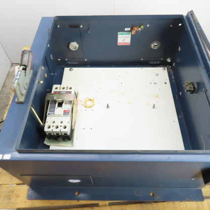 28" x 28" x 12" Electrical Control Cabinet W/HM2P250L5CM01 Disconnect 250A