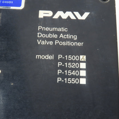 Jamesbury P-1500 Pneumatic Double Acting Valve PMV Positioner 1-1/2" 150