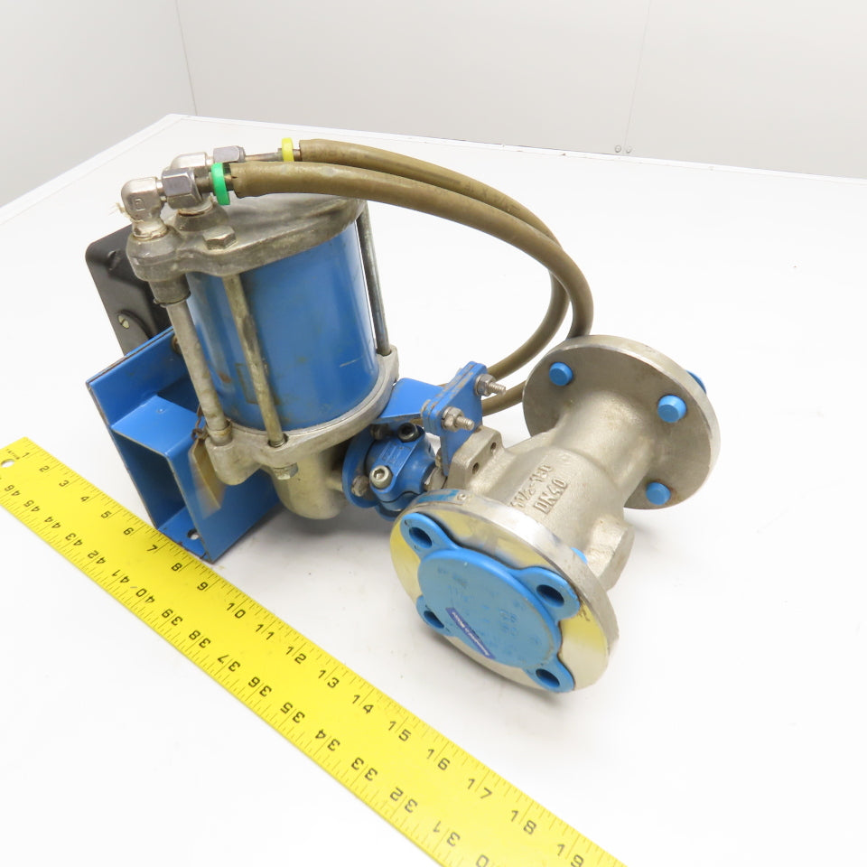 Jamesbury P-1500 Pneumatic Double Acting Valve PMV Positioner 1-1/2" 150