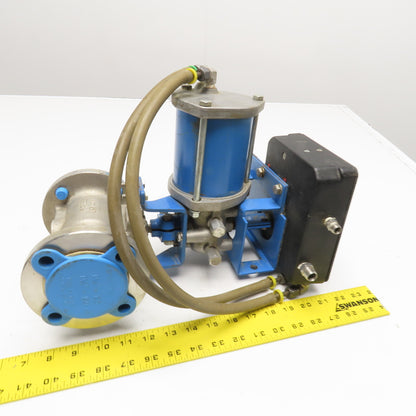 Jamesbury P-1500 Pneumatic Double Acting Valve PMV Positioner 1-1/2" 150