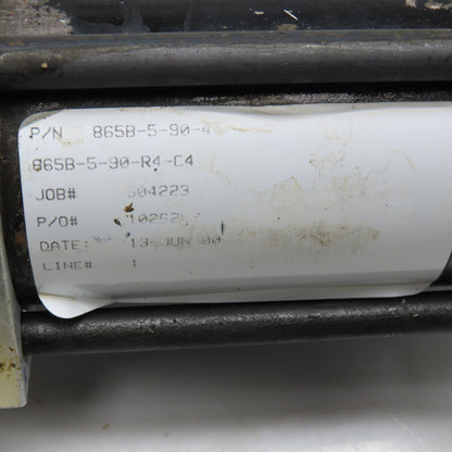De-Sta-Co 865B-5-90-R4-C4 Pneumatic Power Clamp 1-1/4" Bore 5" Stroke 90°