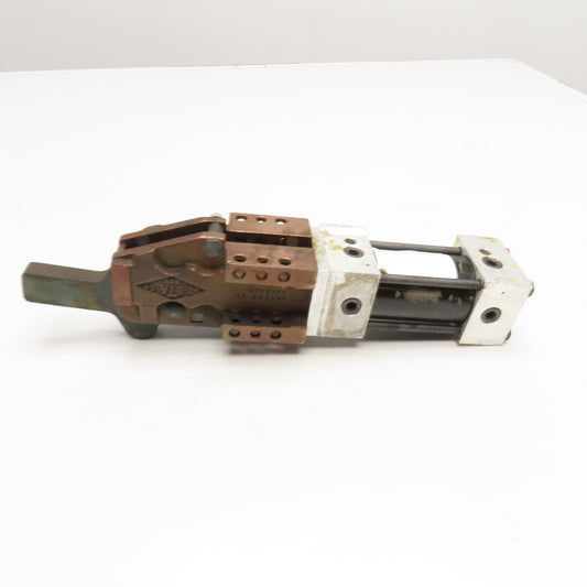 De-Sta-Co 865B-5-90-R4-C4 Pneumatic Power Clamp 1-1/4" Bore 5" Stroke 90°
