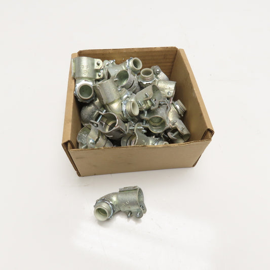 1/2" Flexible Conduit FMC Clamp End Box Connector Lot Of 25