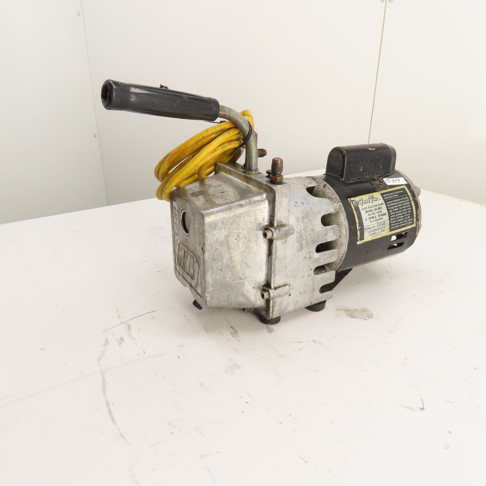 J/B Industries 10085 DV-85C Deep Vacuum Pump 3 CFM 2-Stage 1/3HP 115V