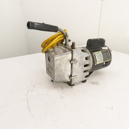 J/B Industries 10085 DV-85C Deep Vacuum Pump 3 CFM 2-Stage 1/3HP 115V