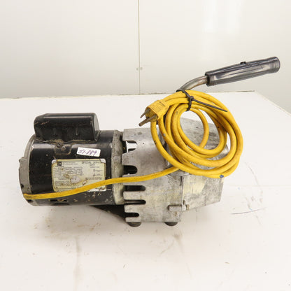 J/B Industries 10085 DV-85C Deep Vacuum Pump 3 CFM 2-Stage 1/3HP 115V