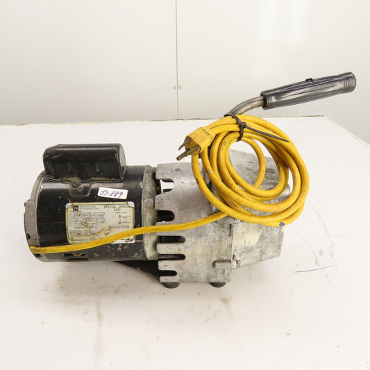J/B Industries 10085 DV-85C Deep Vacuum Pump 3 CFM 2-Stage 1/3HP 115V