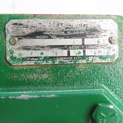 Baldor 34J372-5301G1 1/4HP 1725RPM Gear Motor 50:1 Ratio 1Ph 115/230V