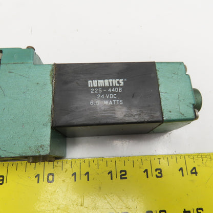 Numatics 112SA43AM000061 5/2 Position Solenoid Air Valve 24VDC 150PSI