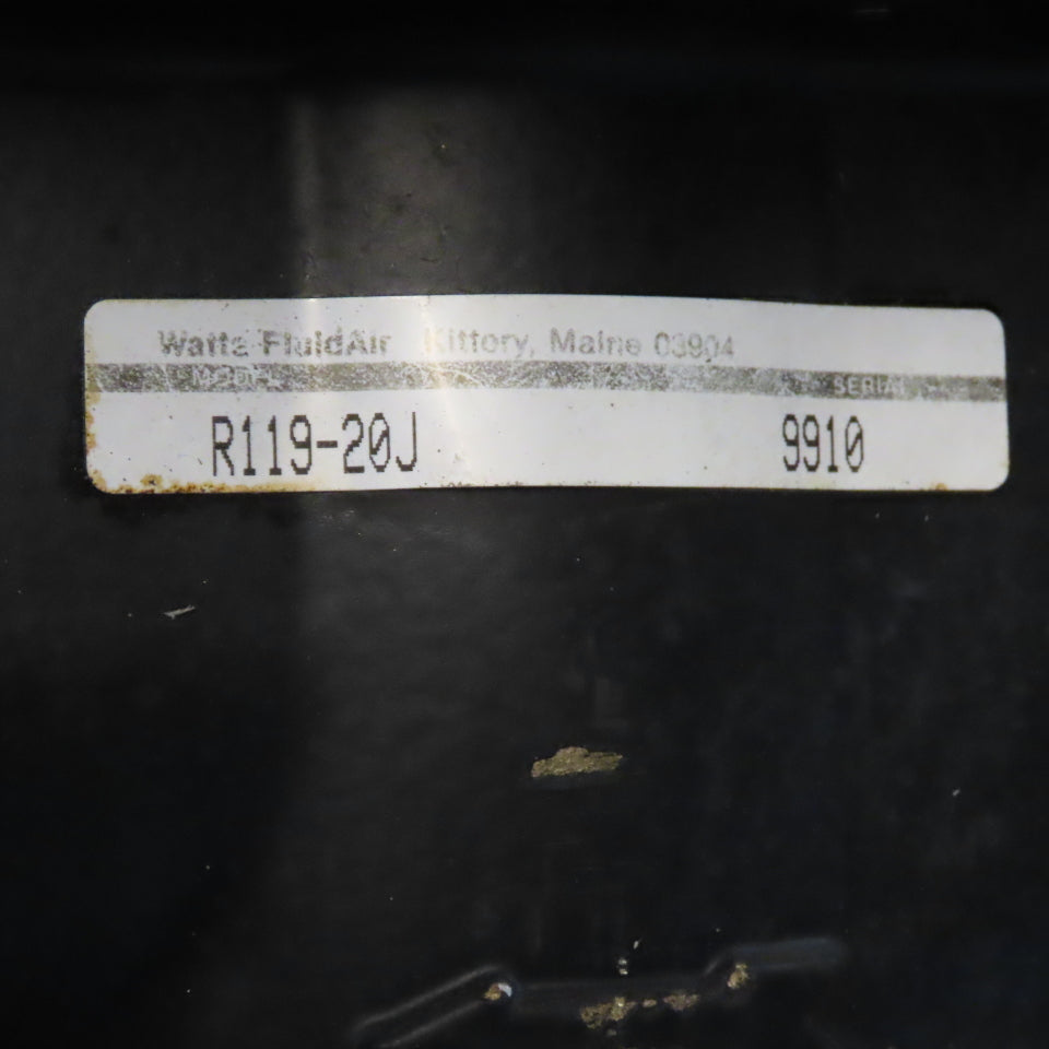 Watts FluidAir R119-20J High Capacity Air Pressure Regulator 2-1/2"