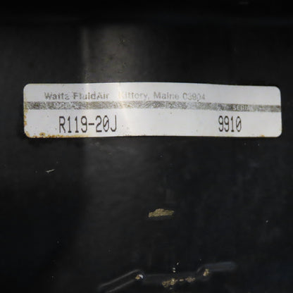 Watts FluidAir R119-20J High Capacity Air Pressure Regulator 2-1/2"