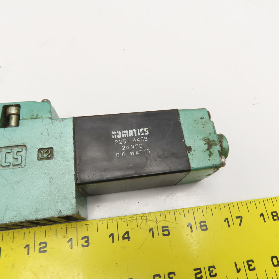 Numatics 112SS600M000061 Double Solenoid Air Valve 24VDC 150PSI