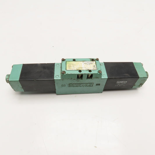 Numatics 112SS600M000061 Double Solenoid Air Valve 24VDC 150PSI