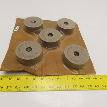Norton 66253134609 Alundum Grinding Wheels 3-1/2" x 1-1/2" x 7/8" 53A80-MVBE