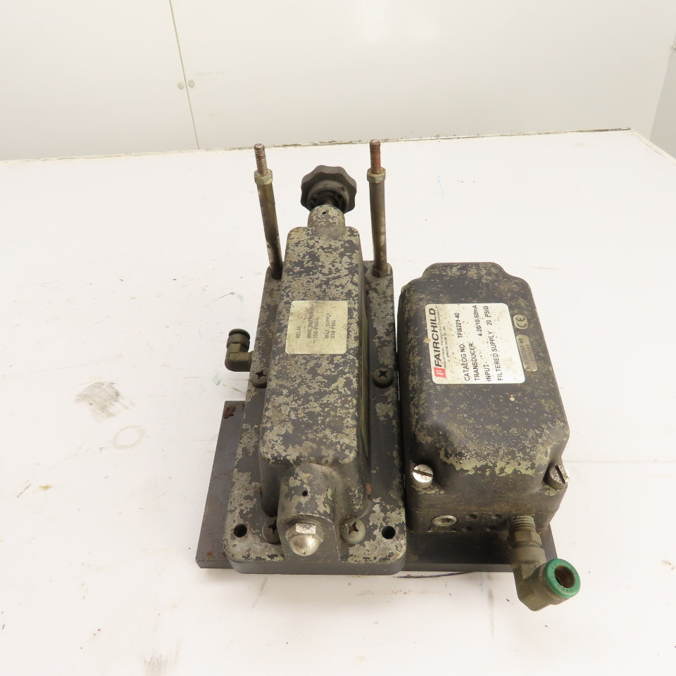 Fairchild TFI5221-40 Transducer 4-20/10-50mA 20 PSIG Filtered Supply