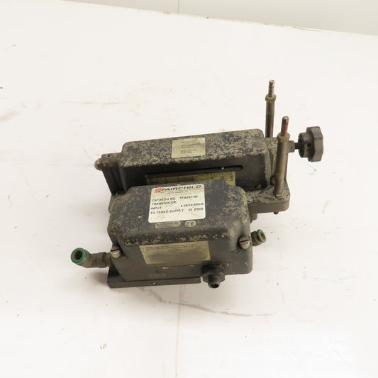 Fairchild TFI5221-40 Transducer 4-20/10-50mA 20 PSIG Filtered Supply