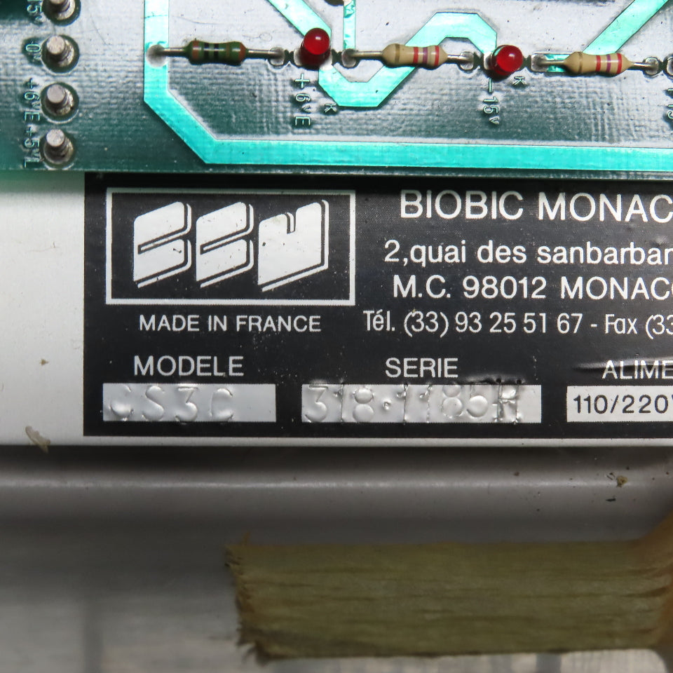 Biobic Monaco CS3C Consistency Sensor Control Unit 110/220V