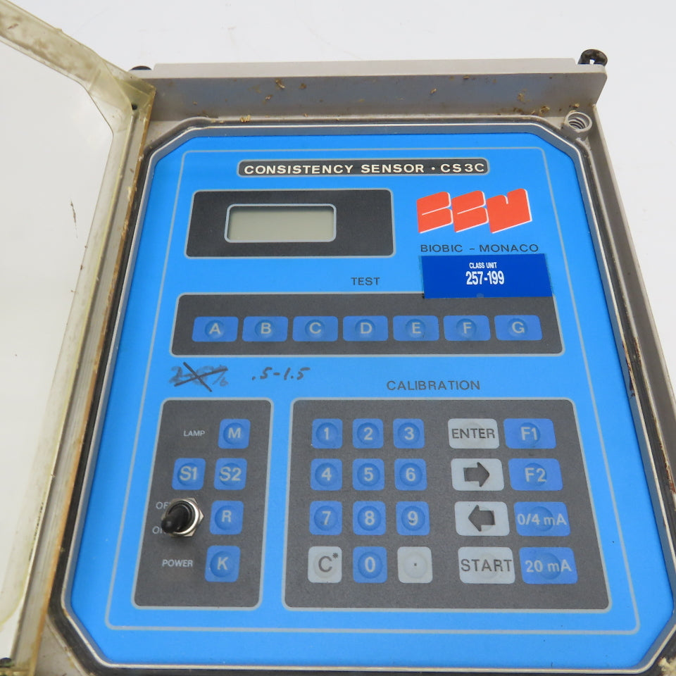 Biobic Monaco CS3C Consistency Sensor Control Unit 110/220V