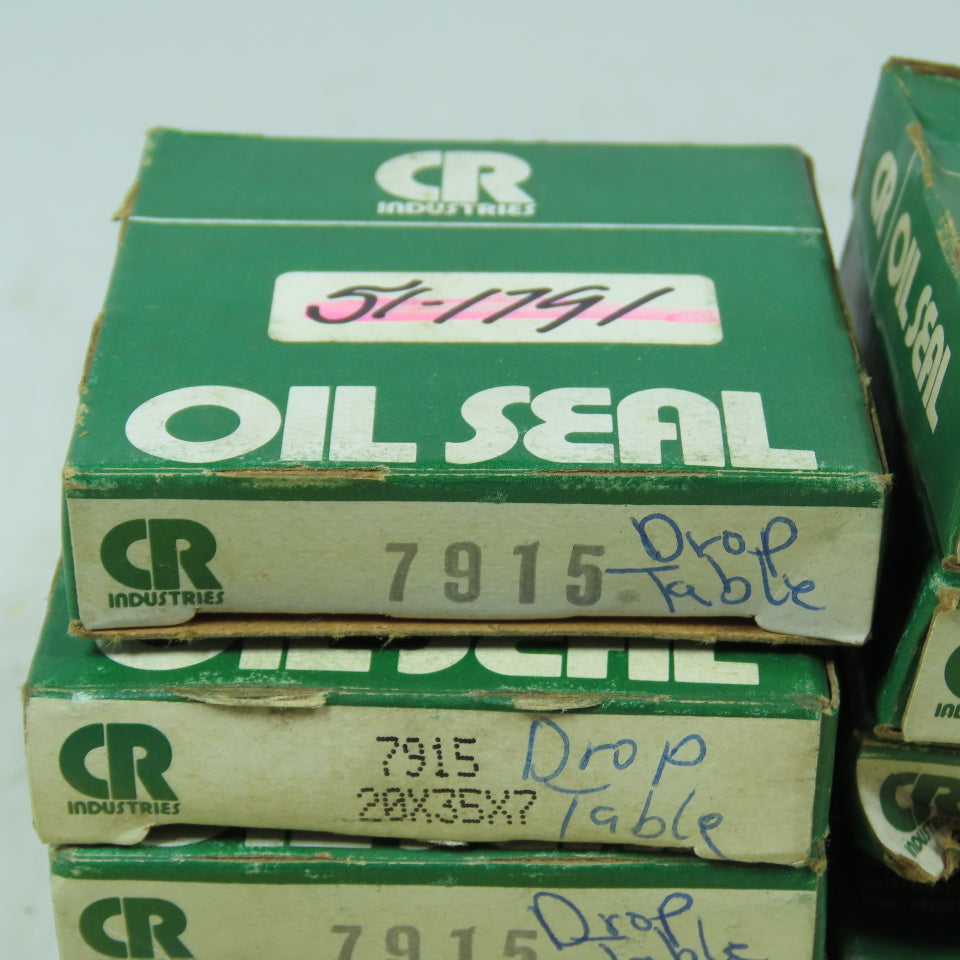 CR Industries 7915 Oil Seals 20mm x 35mm x 7mm Lot of 10