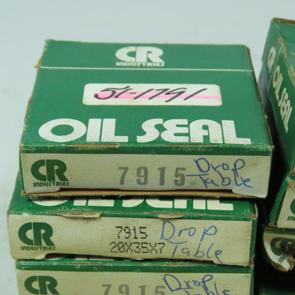 CR Industries 7915 Oil Seals 20mm x 35mm x 7mm Lot of 10