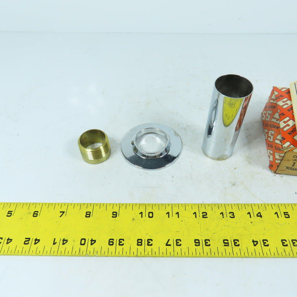 Sloan 3308794 H-533-AC Sweat Solder Adaptor Kit Cast Wall Flange for 1" Supply