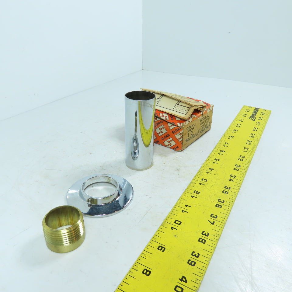 Sloan 3308794 H-533-AC Sweat Solder Adaptor Kit Cast Wall Flange for 1" Supply