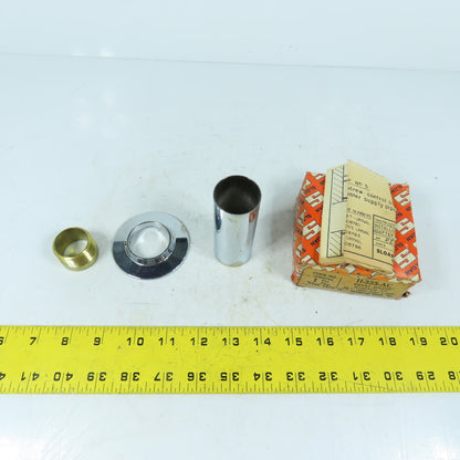 Sloan 3308794 H-533-AC Sweat Solder Adaptor Kit Cast Wall Flange for 1" Supply