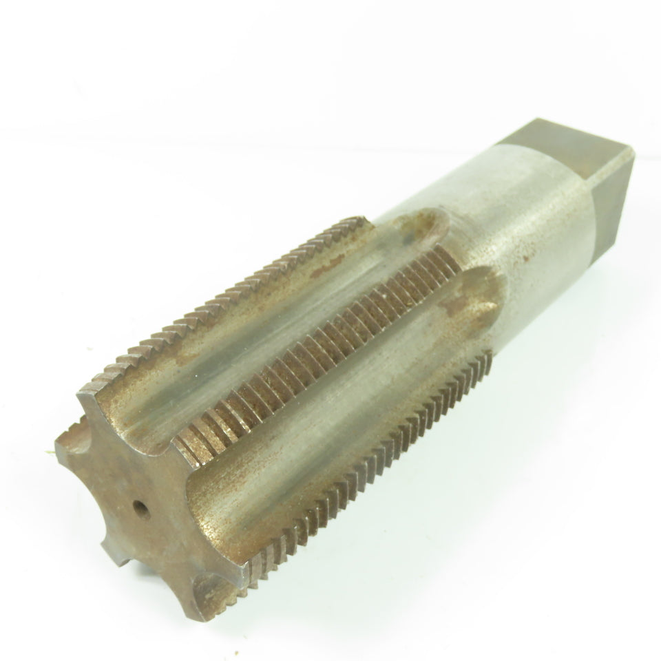 P&N 3"-8NS 6-Flute High Speed Steel Machine Tap 9-3/4" OAL