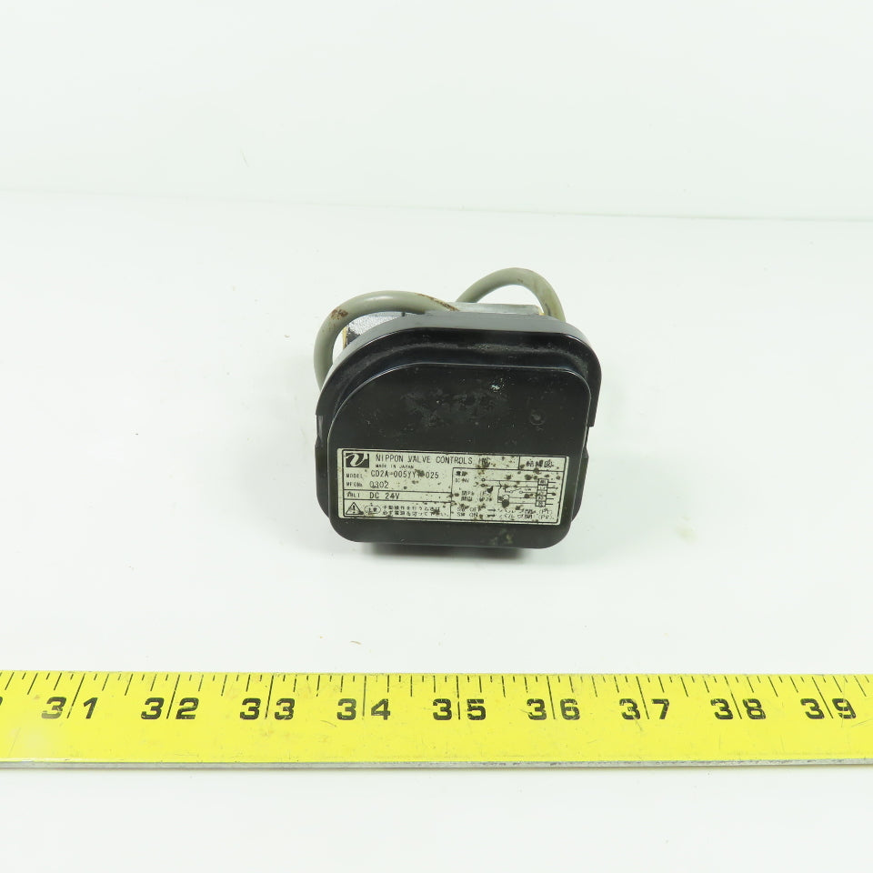 Nippon Valve Controls CD2A-005YYT-025 Motorized Ball Valve DC 24V