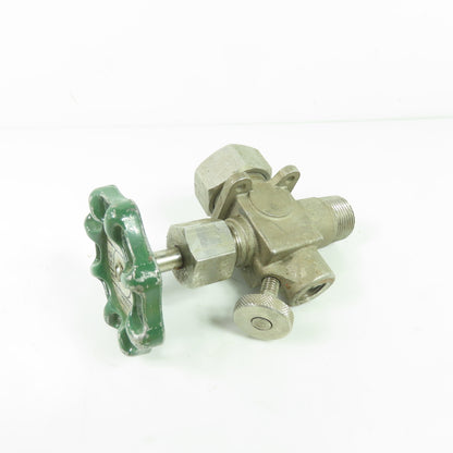 EEP Products 64250-220 3/4" NPT Stainless Steel Gagecock Valve 500PSI