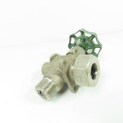 EEP Products 64250-220 3/4" NPT Stainless Steel Gagecock Valve 500PSI