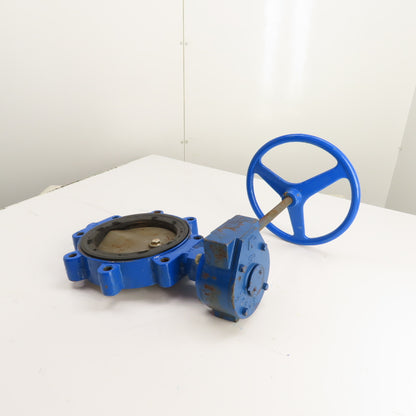 Keystone Figure 222 Lug Style Butterfly Valve 7-1/2" W/30:1 Manual Operator