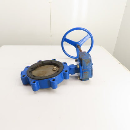 Keystone Figure 222 Lug Style Butterfly Valve 7-1/2" W/30:1 Manual Operator