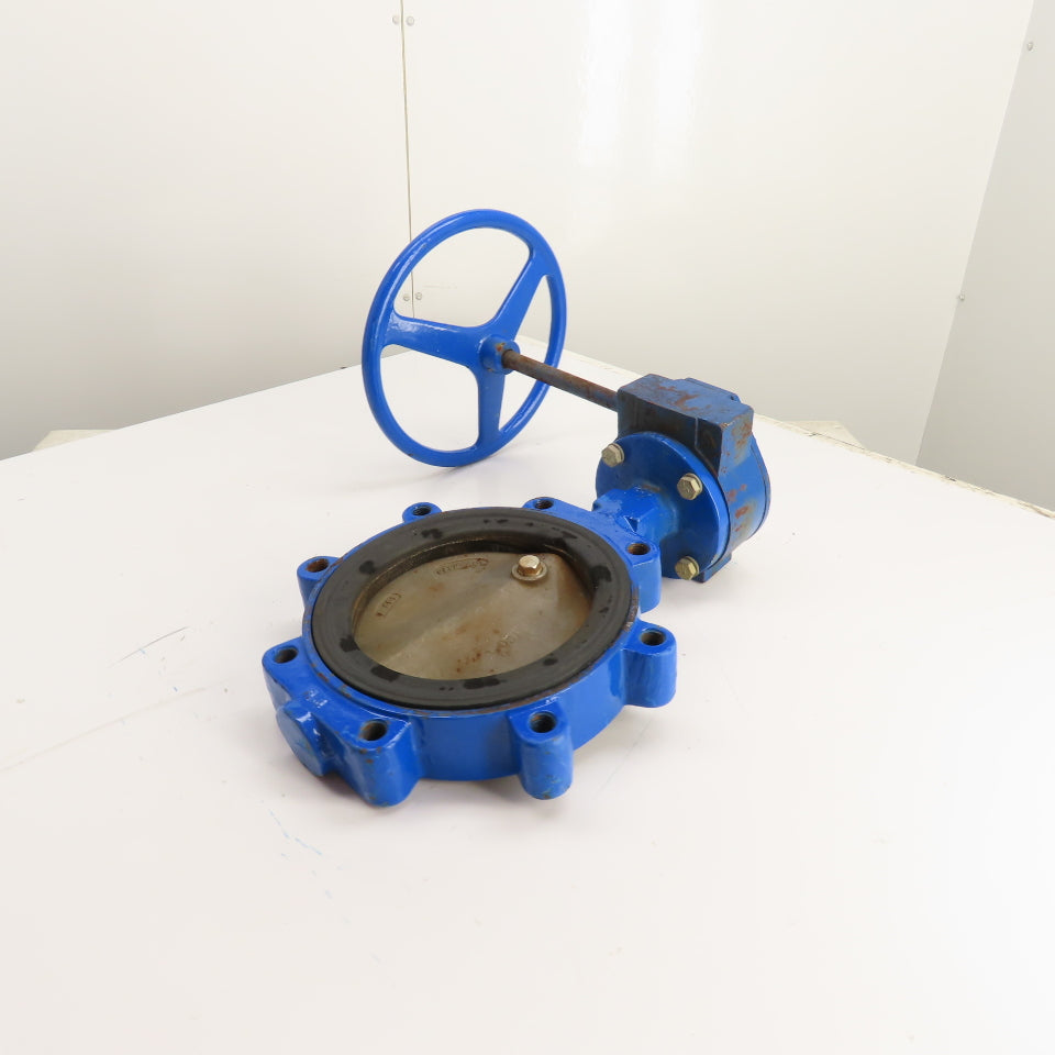 Keystone Figure 222 Lug Style Butterfly Valve 7-1/2" W/30:1 Manual Operator