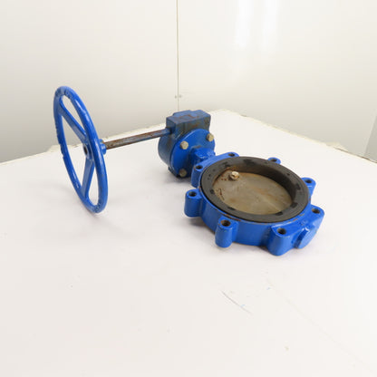 Keystone Figure 222 Lug Style Butterfly Valve 7-1/2" W/30:1 Manual Operator